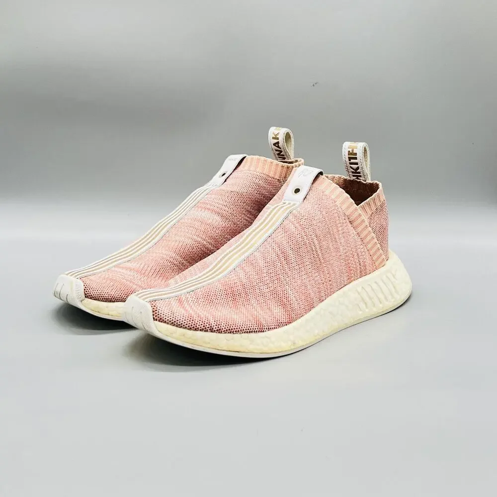 Adidas Shoes Mens 8.5 Pink NMD CS2 Kith Naked Slip On Athletic Sneakers Comfort
